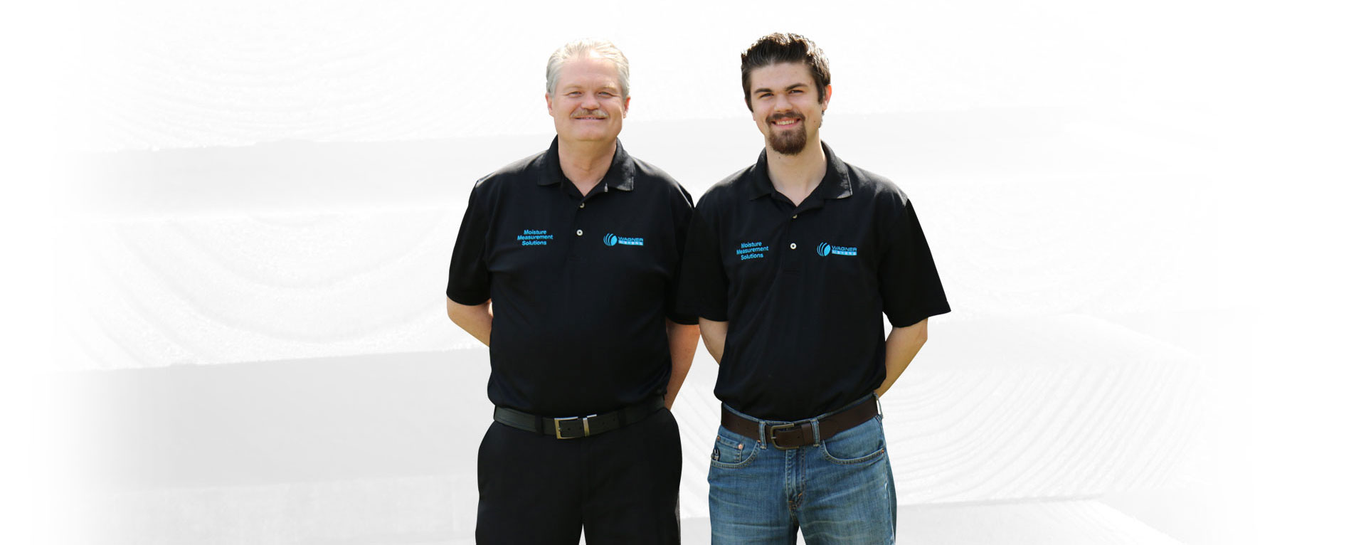 Ed Wagner President and CEO standing with his son Eric Wagner. Wagner Meters is a family-owned company.