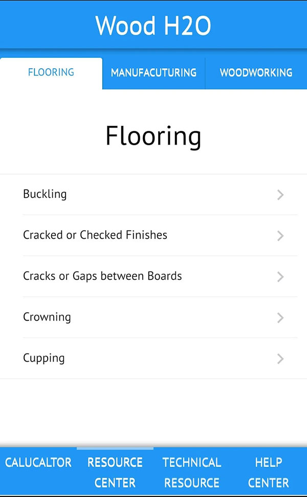 Woodh2o app flooring