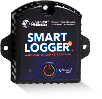 The Smart Logger monitors ambient temperature and humidity conditions