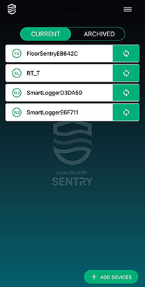 Wagner Sentry app reporting