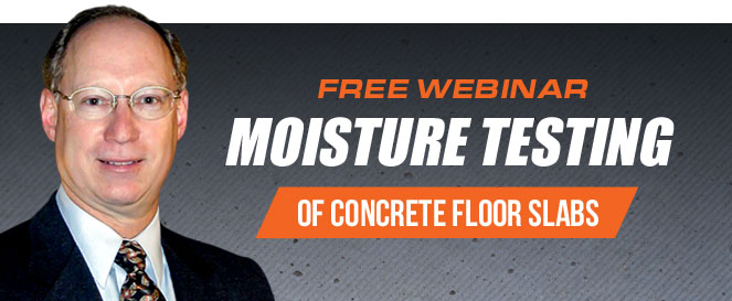 Concrete moisture test webinar